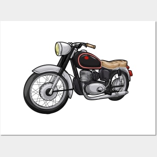 Motorcycle with seat Posters and Art